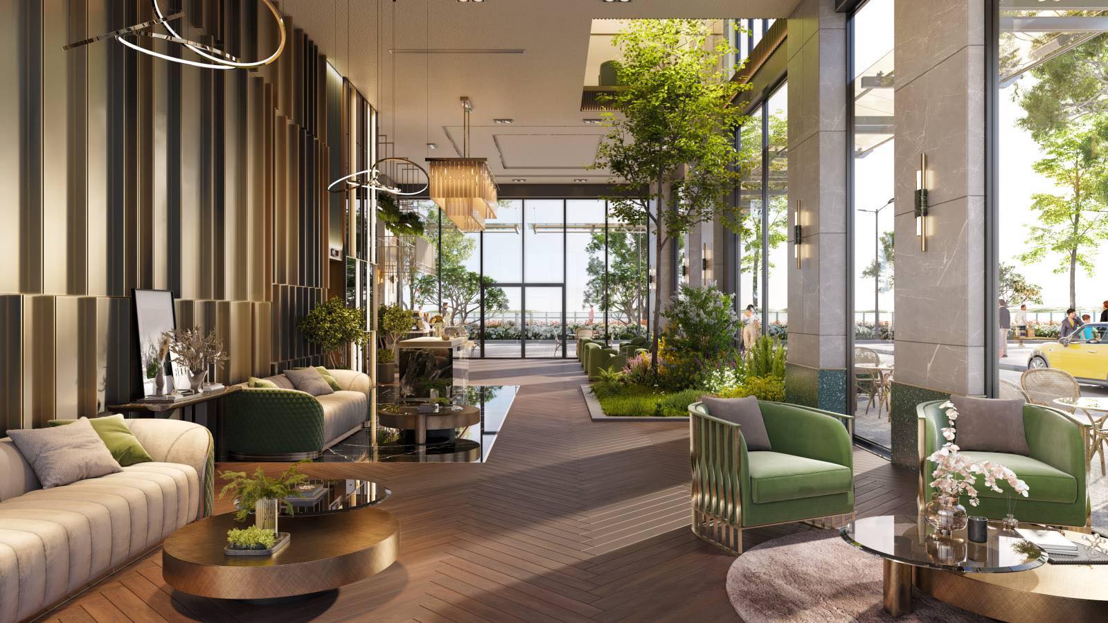 Không gian tầng 1 Trung tầng Marina