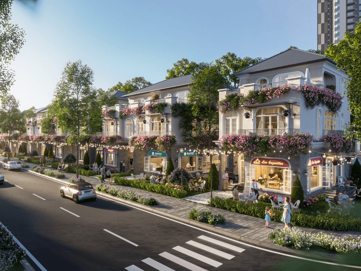 Không gian riêng tư được bao bọc bởi thiên nhiên lại Shop Villas còn mang đến chốn an cư tựa nghỉ dưỡng cho chủ nhân