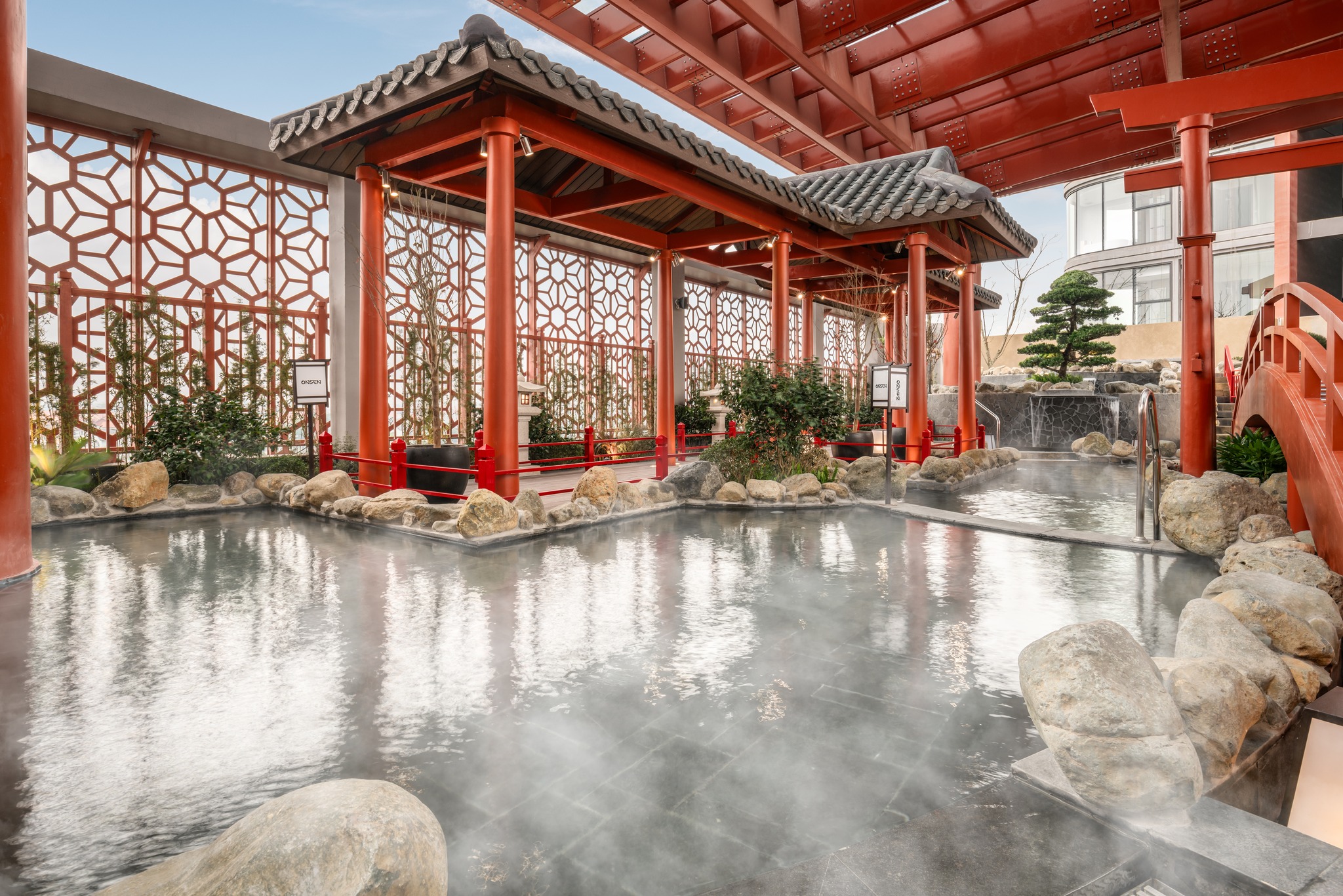 Tổ hợp khoáng nóng Mori Onsen được phát triển bởi Ecopark tại KĐT Ecopark Hưng Yên