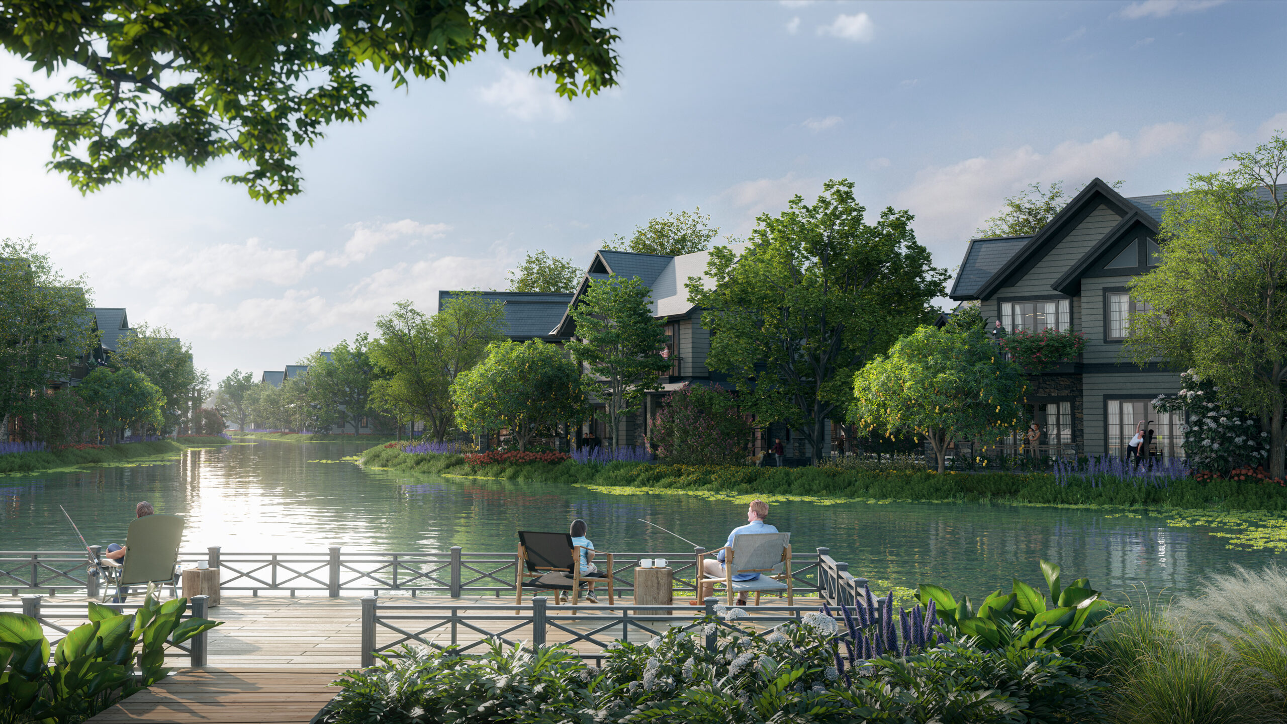 Vườn kiên nhẫn tại Home Retreat