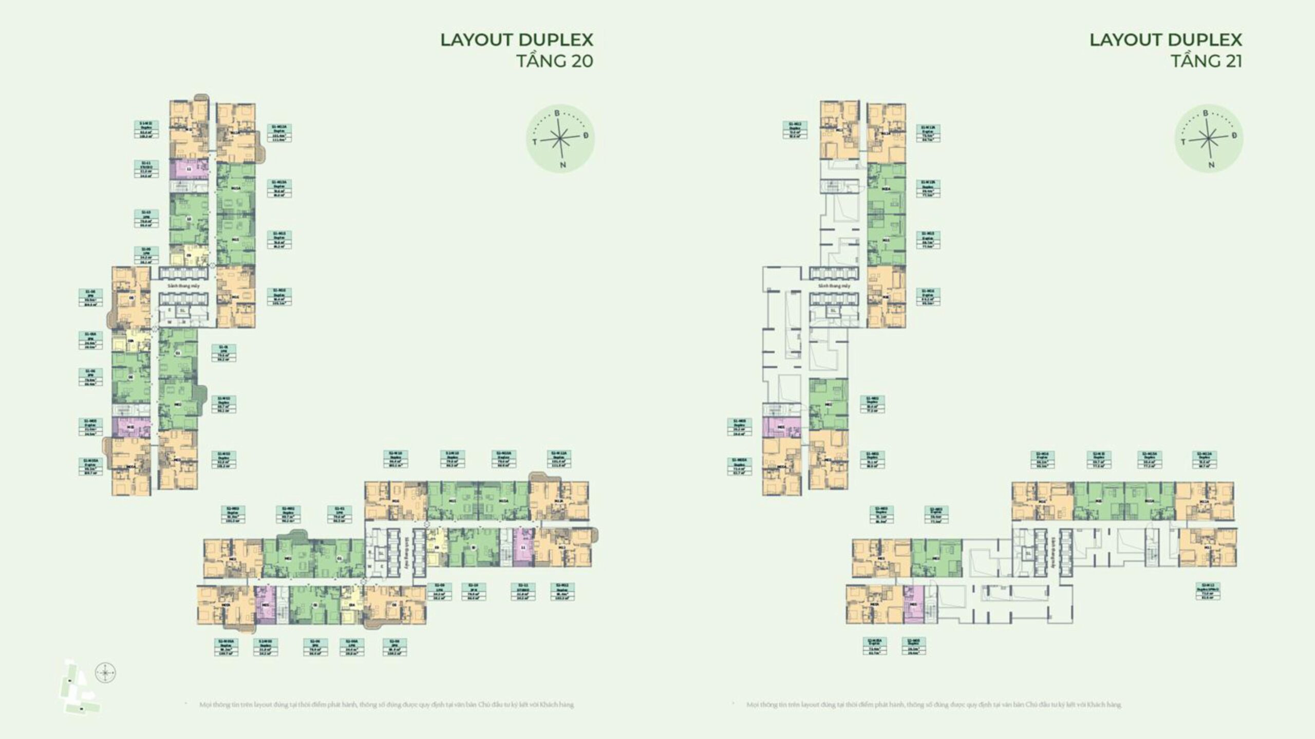 Layout tầng Duplex Sky Retreat