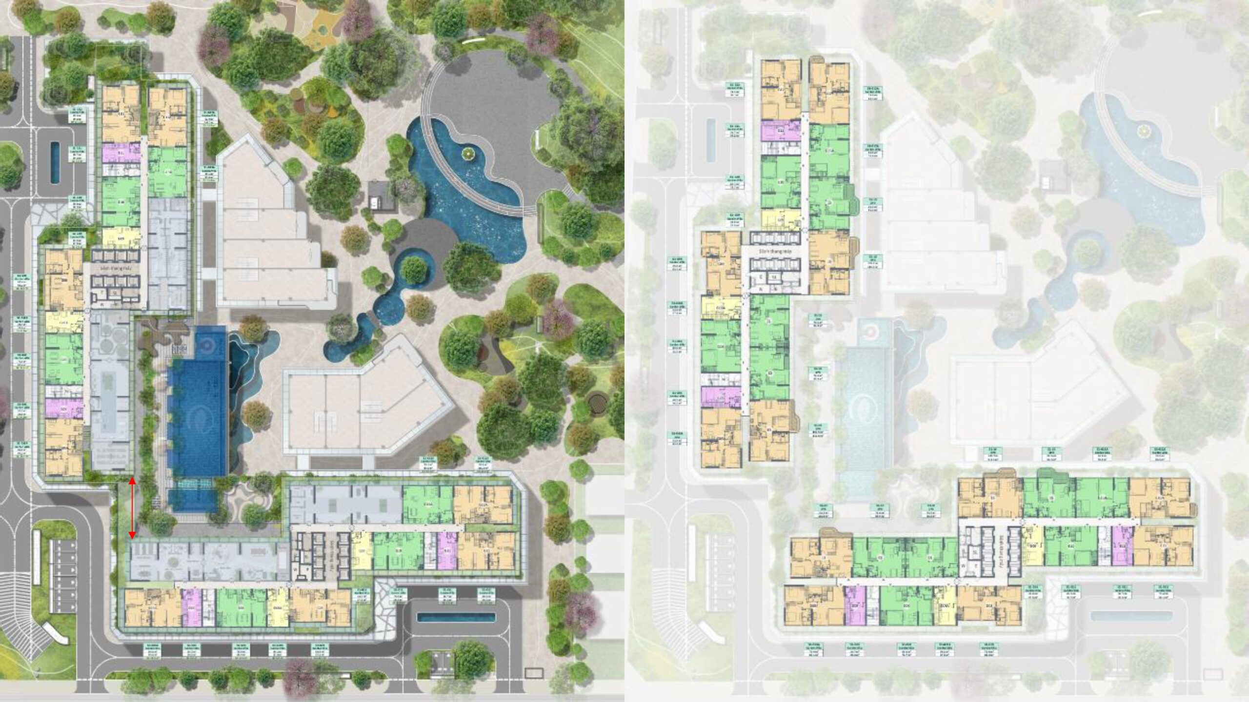 Layout tầng Garden Villas Sky Retreat