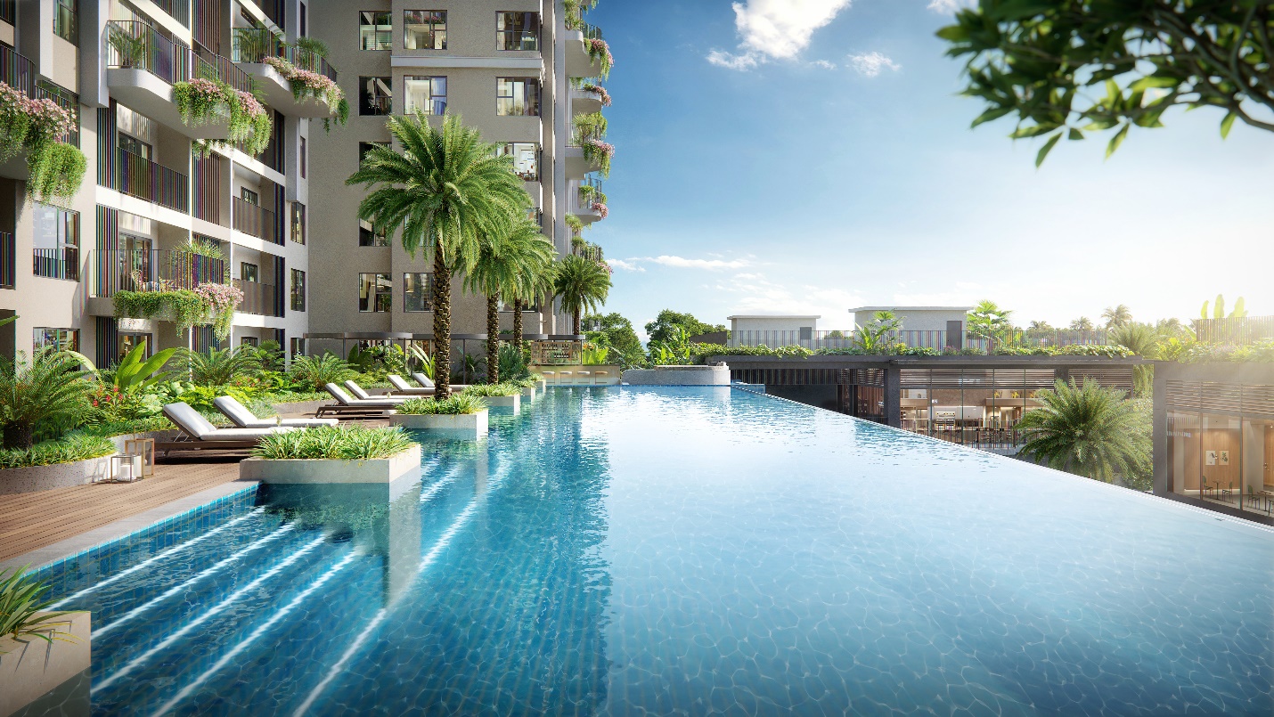 Các căn hộ Garden Villa dễ dàng tiếp cận tiện ích cao cấp tại tầng 2