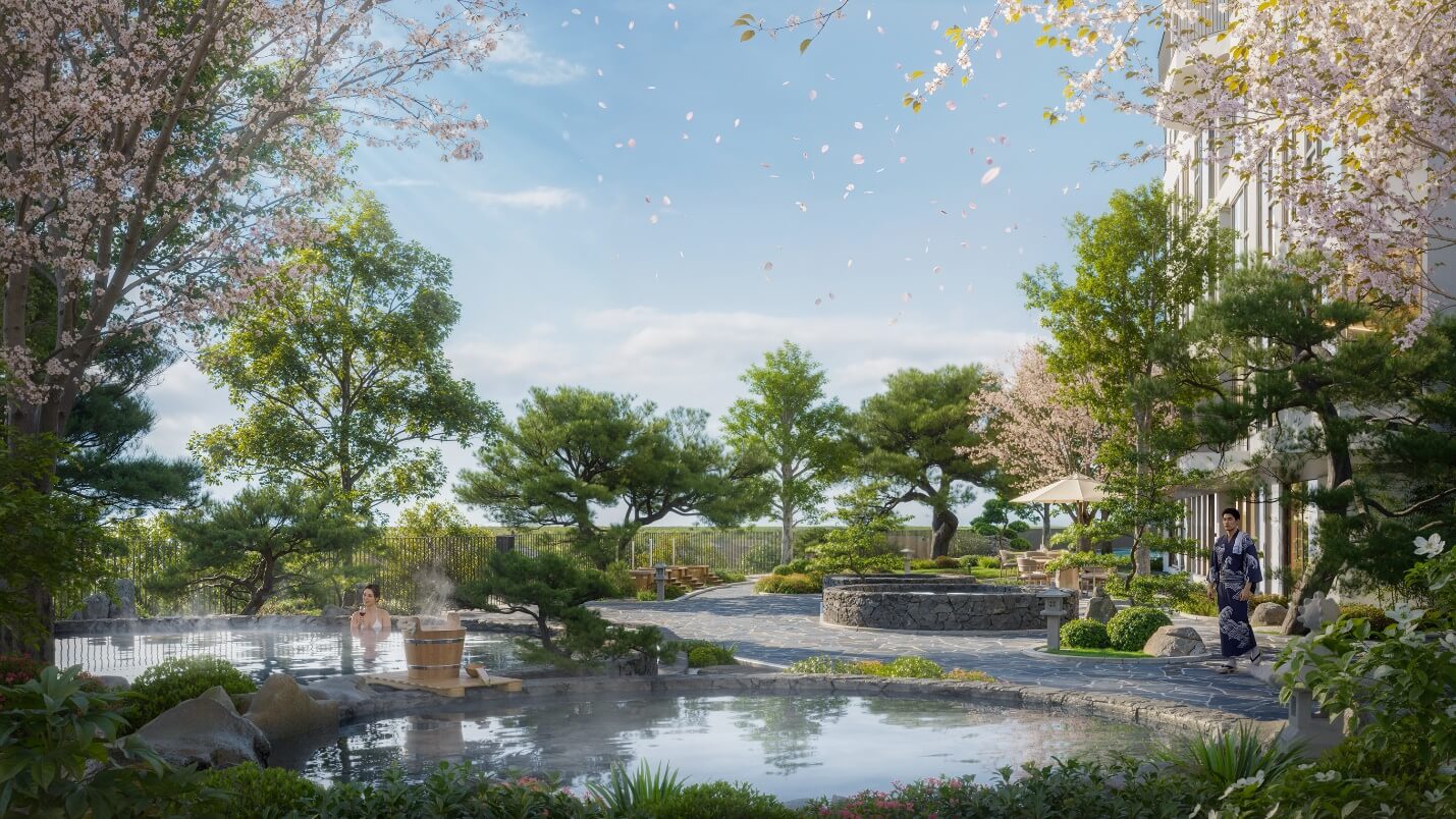 Tổ hợp khoáng nóng Mori Onsen tại Ecopark Hưng Yên